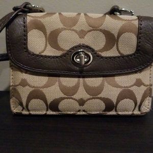 Coach small crossbody wallet